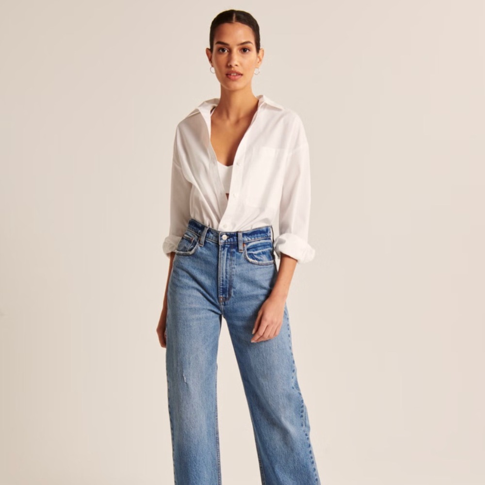 Abercrombie Oversized Poplin Shirt